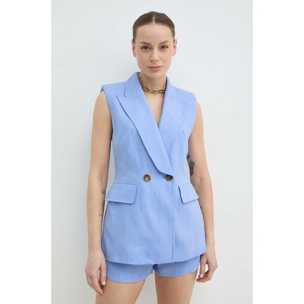 Ľanová vesta Luisa Spagnoli VOLTA 64307892