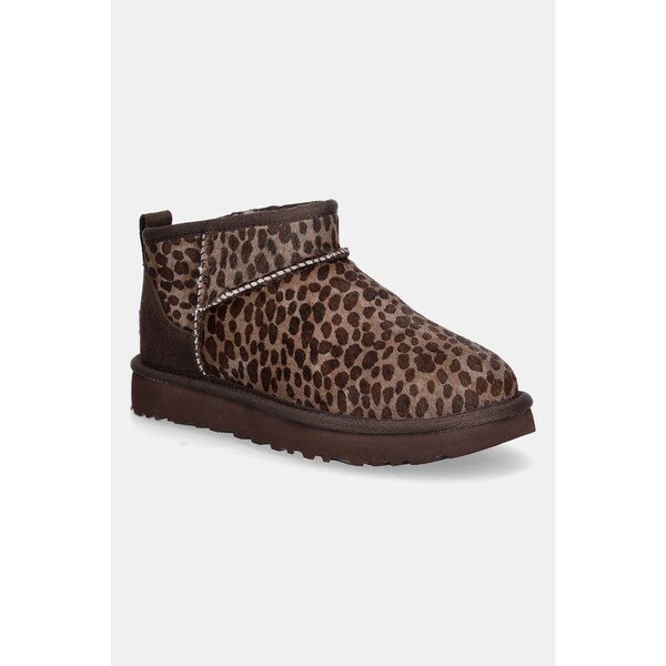 Semišové snehule UGG Classic Ultra Mini Caspian 60538935