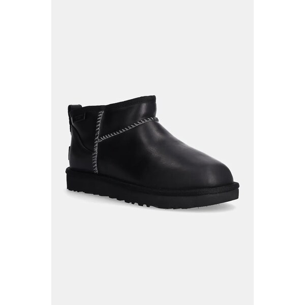 Kožené snehule UGG Classic Ultra Mini Lthr Regen 58346495