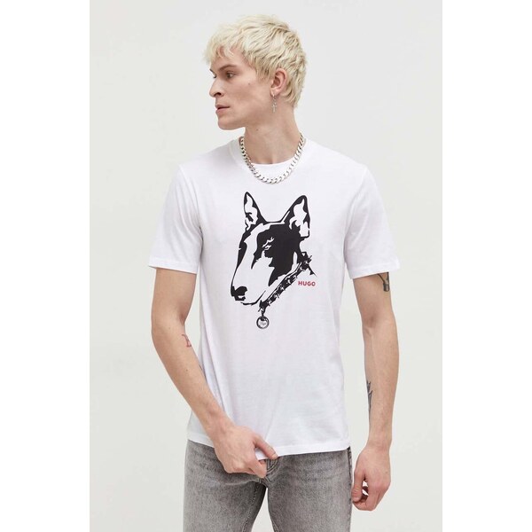 Bavlnené tričko HUGO 47400708