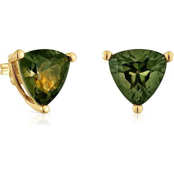 Strieborné pozlátené náušnice Tous Color Lab 66794821