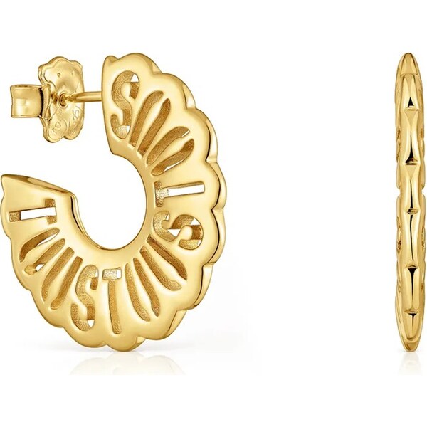 Strieborné pozlátené náušnice Tous Miranda 64316782