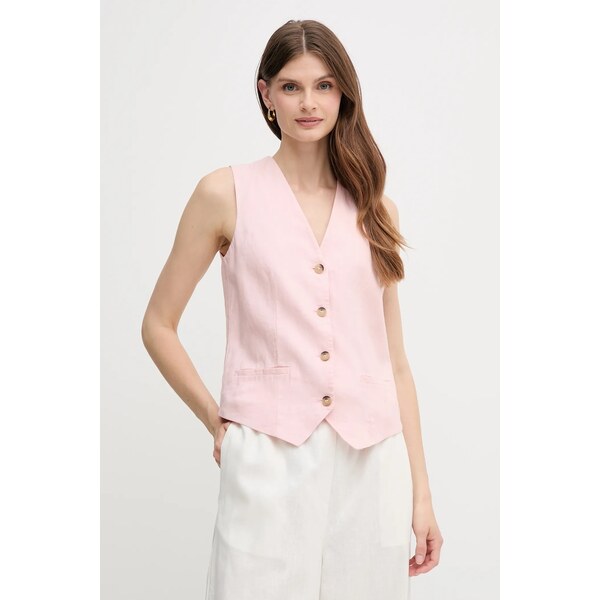 Ľanová vesta United Colors of Benetton 63800136