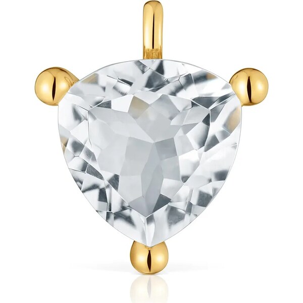 Strieborný pozlátený prívesok Tous Color 64317349