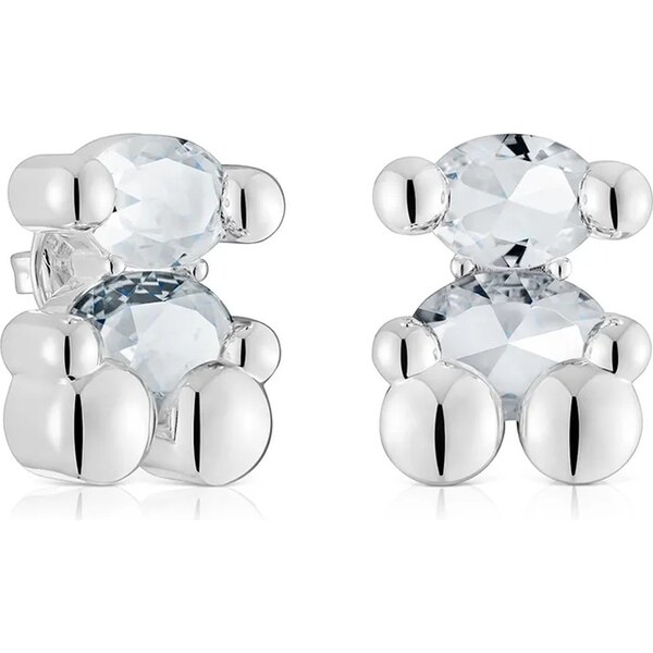 Strieborné náušnice Tous Bold Bear Gem 64317280