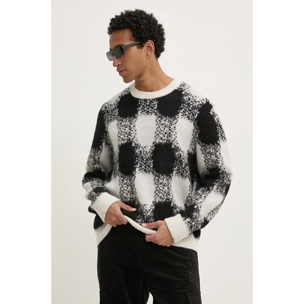 Sveter s prímesou vlny HUGO 60319622