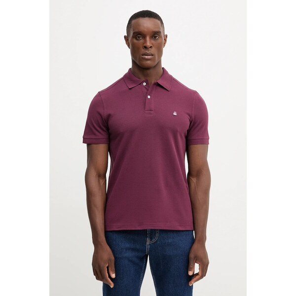 Bavlnené polo tričko United Colors of Benetton 64840985