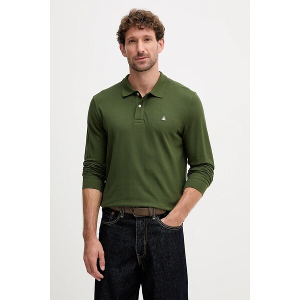 Bavlnené tričko s dlhým rukávom United Colors of Benetton 65003735