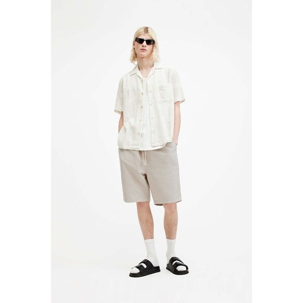 Šortky s prímesou ľanu AllSaints HANBURY 63995692