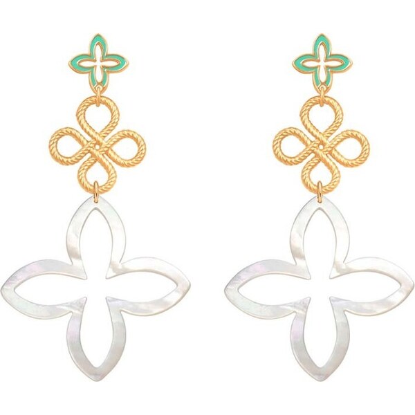 Pozlátené náušnice Lilou 46520111