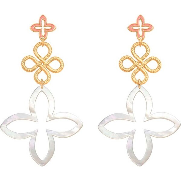 Pozlátené náušnice Lilou 46544641