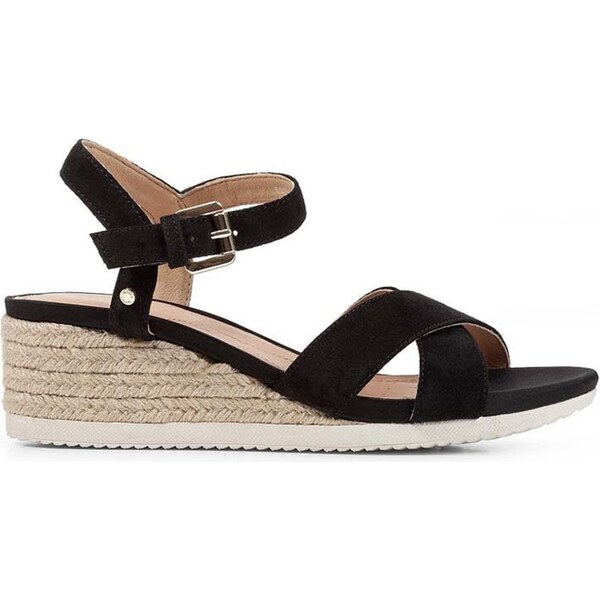 Semišové sandále Geox D ISCHIA CORDA 49032591