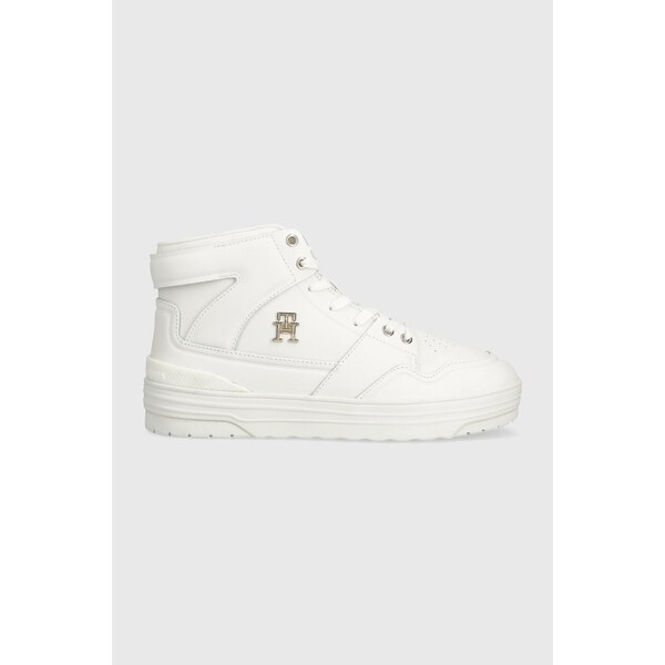 Kožené tenisky Tommy Hilfiger TH BASKET SNEAKER HI 46888062
