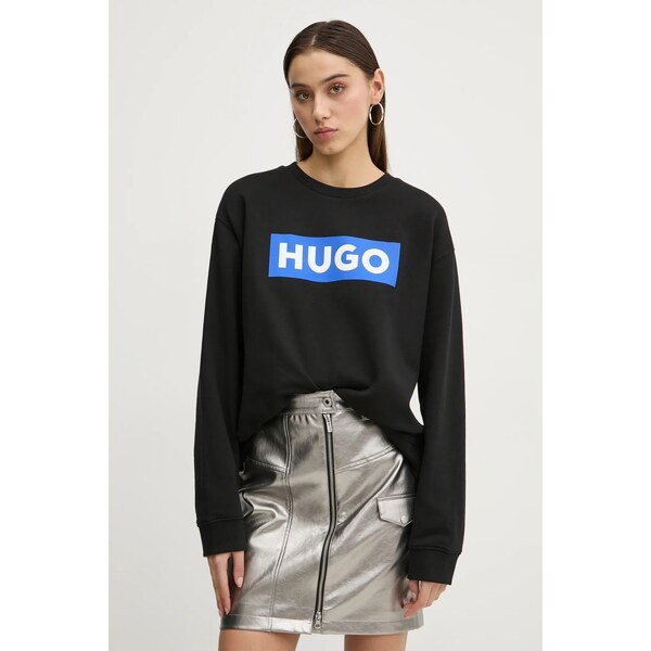 Mikina Hugo Blue Classic Crew_B 61112921