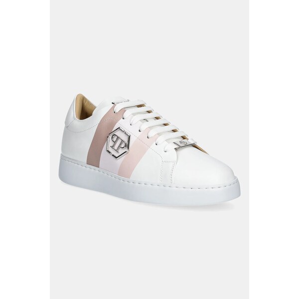 Kožené tenisky Philipp Plein Lo-Top Hexagon 62067399