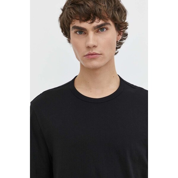 Bavlnené tričko Hugo Blue 3-pak 50027588