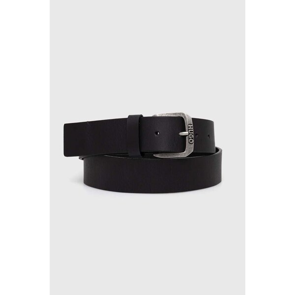 Kožený opasok Hugo Blue Berker_Sz40 50030415