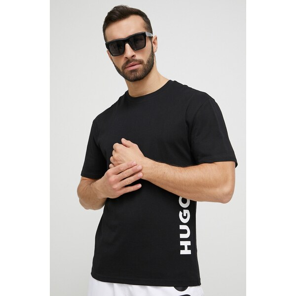 Plážové tričko HUGO T-SHIRT RN RELAXED 39610912