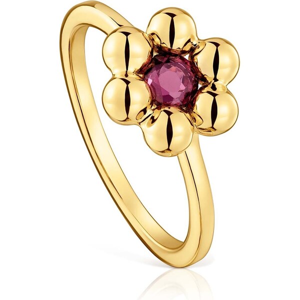 Strieborný pozlátený prsteň Tous 12 Sugar Party 64304902