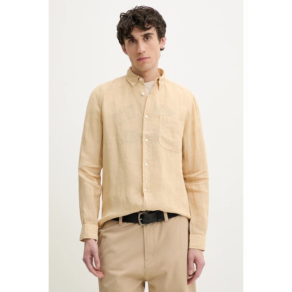 Ľanová košeľa HUGO 62360765