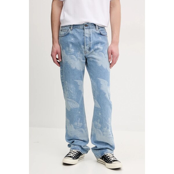 Rifle Fiorucci Angel Print Straight Fit Jeans 62591358