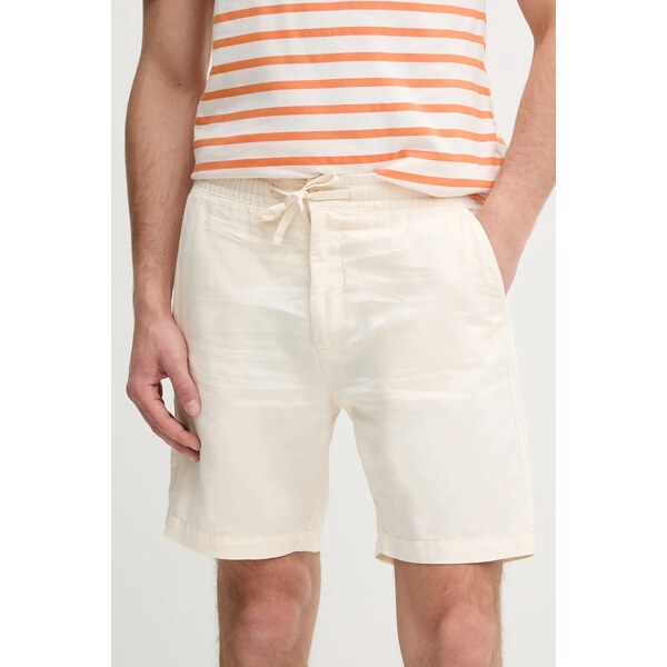 Ľanové šortky Pepe Jeans RELAXED LINEN SMART SHORTS 63010927