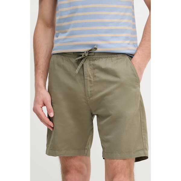 Ľanové šortky Pepe Jeans RELAXED LINEN SMART SHORTS 63010926
