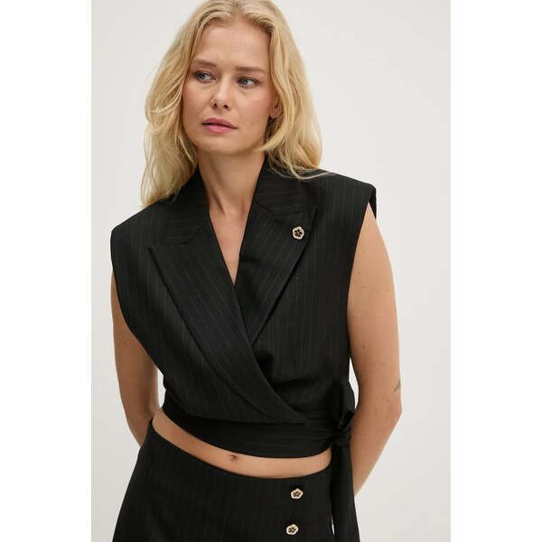 Vesta s prímesou vlny Bruuns Bazaar BillBBBerin waistcoat 64311792