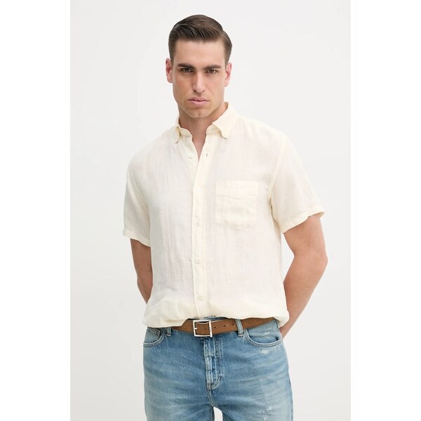 Ľanová košeľa Gant 63010929