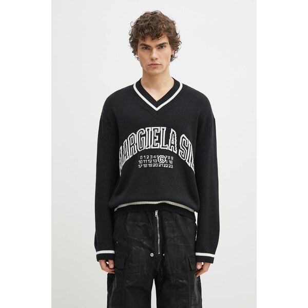 Sveter s prímesou vlny MM6 Maison Margiela 63658781