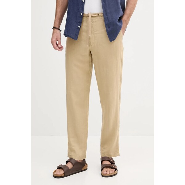 Ľanové nohavice United Colors of Benetton 63302401