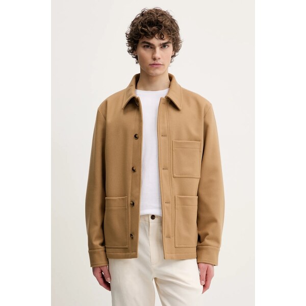 Vlnené košeľové sako A.P.C. veste emile 62696910