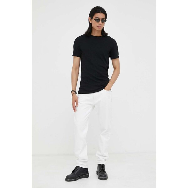 Bavlnené tričko American Vintage T-SHIRT MC COL ROND 43344266