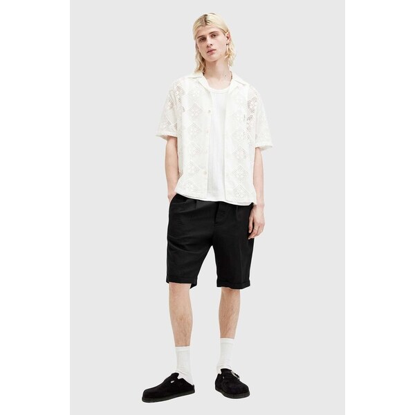 Ľanové šortky AllSaints ORA TALLIS 63995798