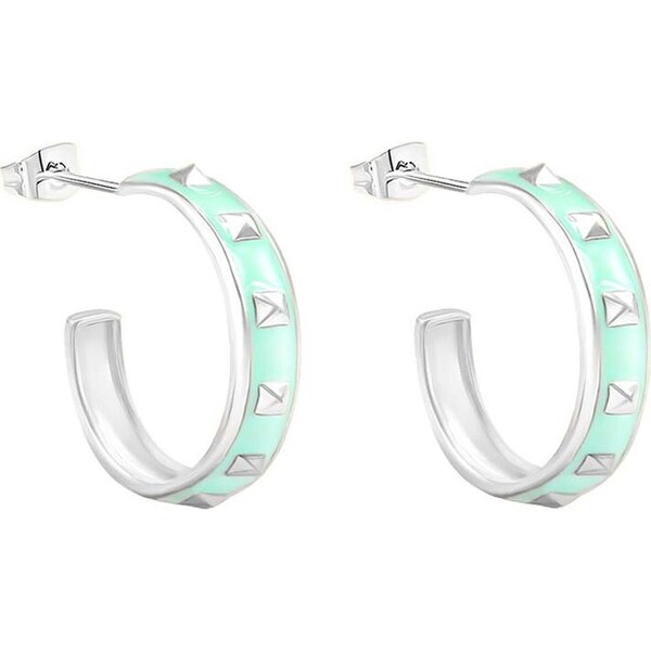 Postriebrené náušnice Lilou Colors 48651967