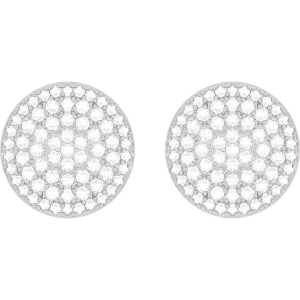 Postriebrené náušnice Lilou Microsetting 48927718