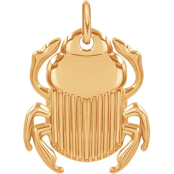 Pozlátený prívesok Lilou Skarabeusz 48927728