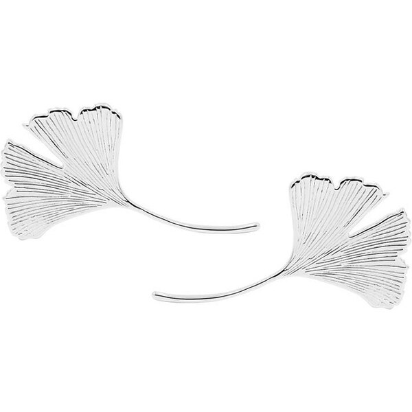 Postriebrené náušnice Lilou Ginko 48927733