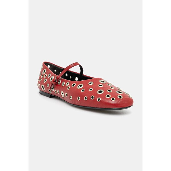 Kožené balerínky Tory Burch Eyelet Mary Jane Ballet 66905616