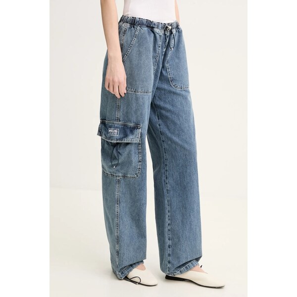 Bavlnené rifle Moschino Jeans 64330347
