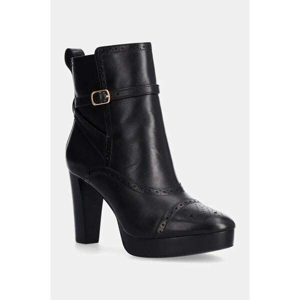 Kožené členkové topánky Lauren Ralph Lauren Mckinsey 58392862