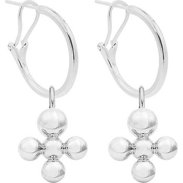 Postriebrené náušnice Lilou Luck 49039584