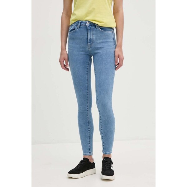 Rifle Pepe Jeans SUPER SKINNY JEANS HW 57670165