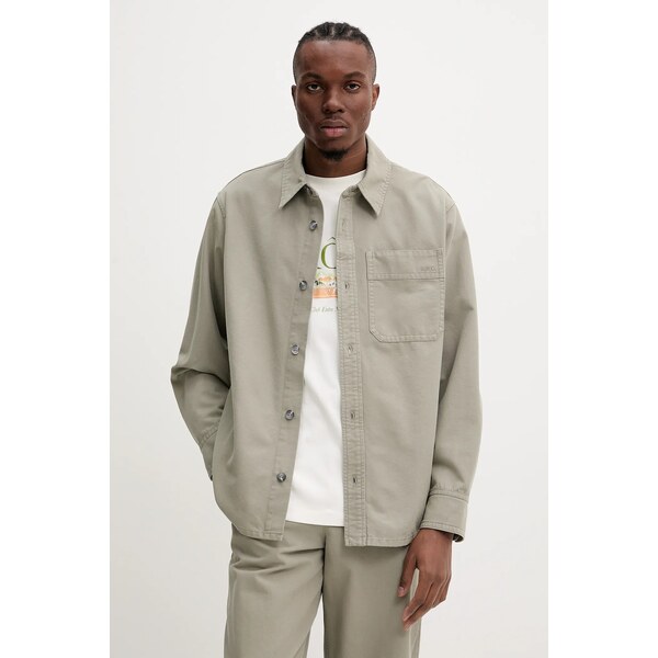 Bavlnená košeľa A.P.C. surchemise basile brodee poitrine 63300860