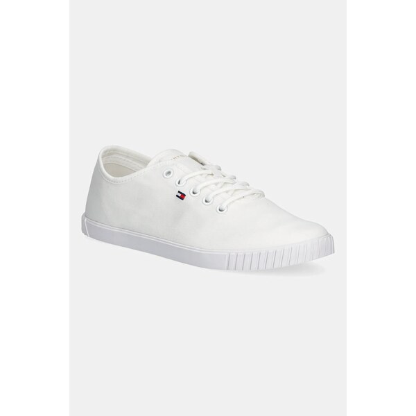 Tenisky Tommy Hilfiger CANVAS LACE UP SNEAKER 62980128