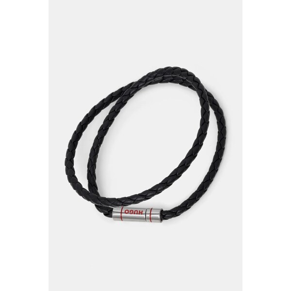 Kožený náramok HUGO E-DOUBLEBRAID2-BRA 60499099