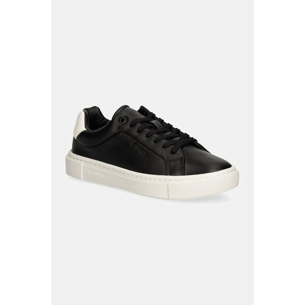 Tenisky Calvin Klein CUPSOLE LACE UP W/ML LTH 57670594