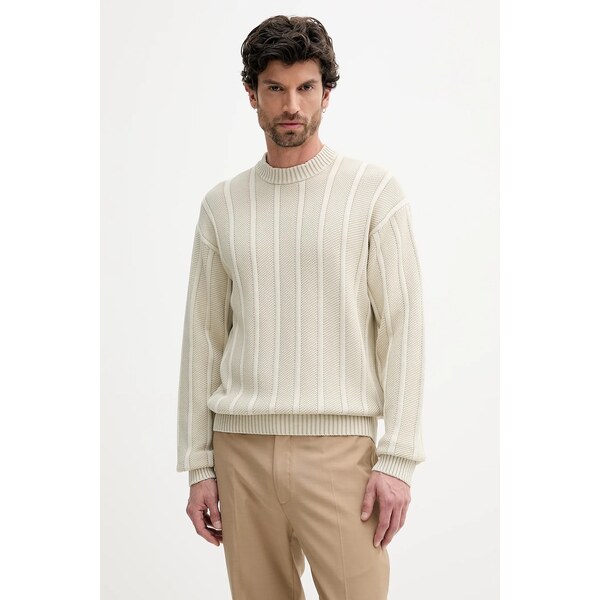 Bavlnený sveter BOSS Orange Kaktus 63611225