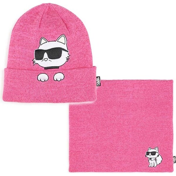 Detská čiapka a šatka Karl Lagerfeld 56240554