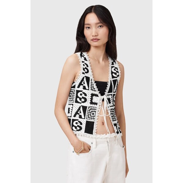 Bavlnená vesta AllSaints FLORENCE 63997002